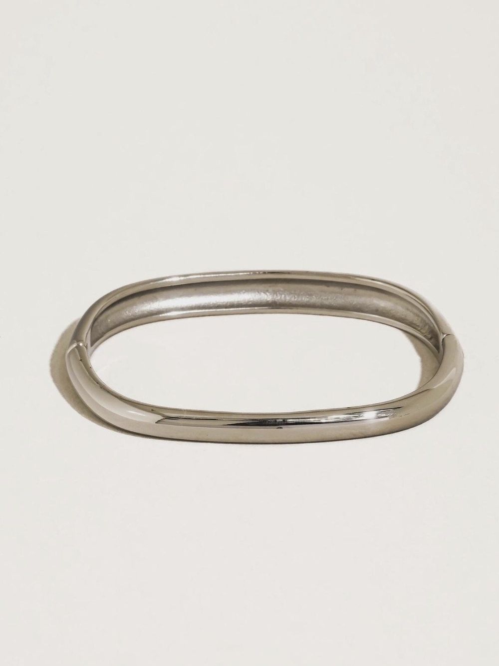 Gold and Silver Mixed Metal Sculptural Cuff Bracelets - Picture 3 of 4